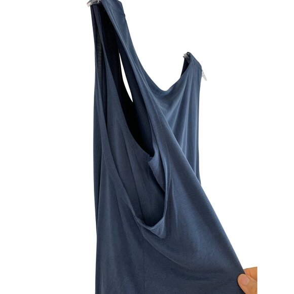 Lucky Brand XL Navy Tie Dress Sandwash NWT - Picture 8 of 11